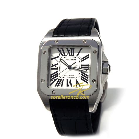 orologio marca cartier originale 100|cartier orologia santos.